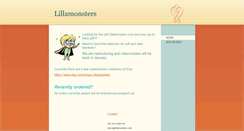 Desktop Screenshot of lillamonsters.com